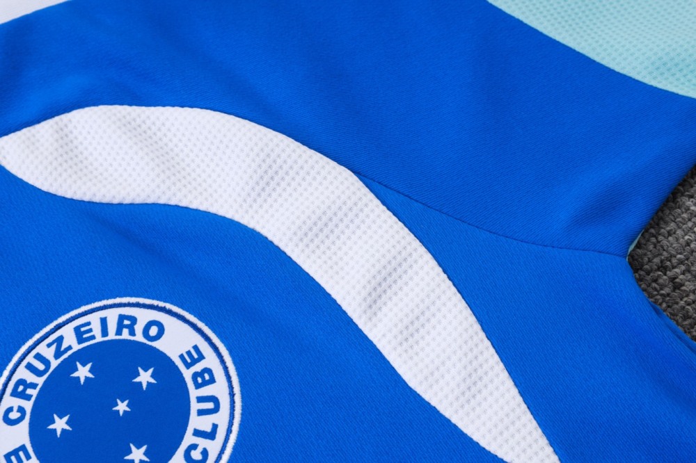 2026 Cruzeiro Colorful orchid blue Training Set Shirt and Shorts