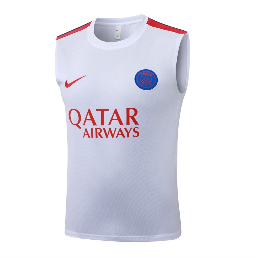 2026 PSG White Training Set Shirt and Shorts