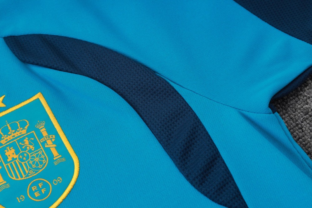 2026 Spain Turquoise Training Set Shirt and Shorts