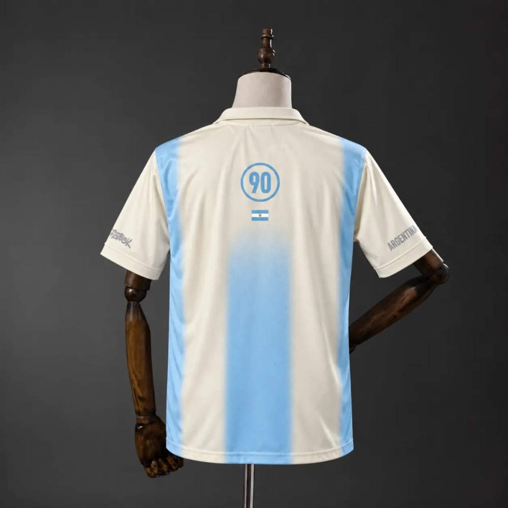 2026 Argentina X Cactus Jack Travis Scott Total 90 Retro Jersey Fan Version