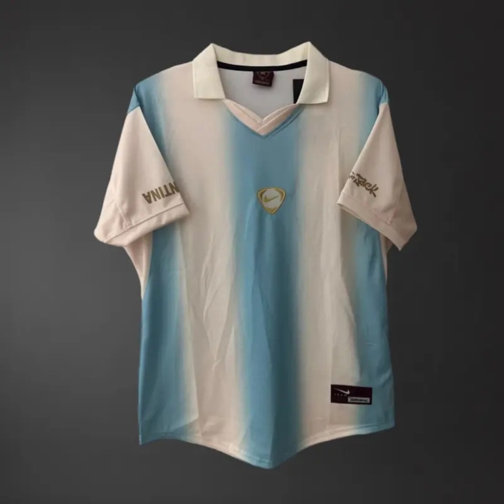 2026 Argentina X Cactus Jack Travis Scott Total 90 Retro Jersey Fan Version