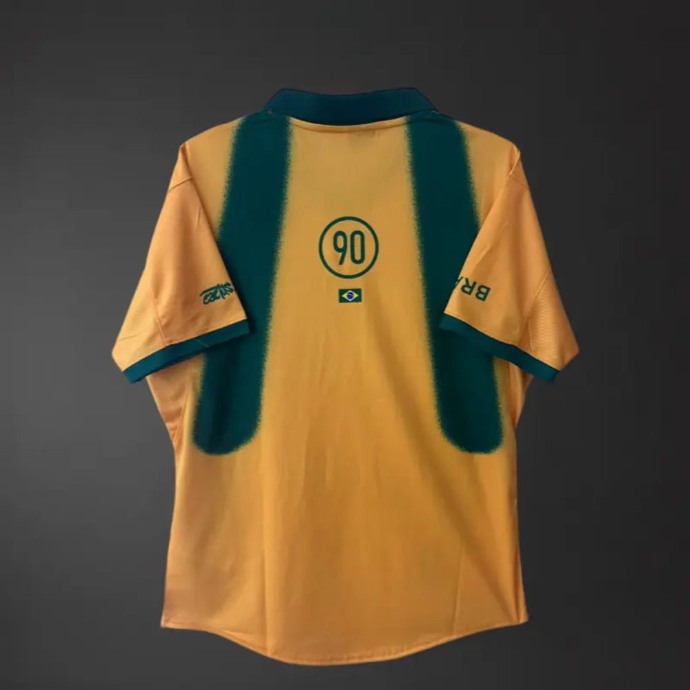 2026 Brazil X Cactus Jack Travis Scott Total 90 Retro Jersey Fan Version