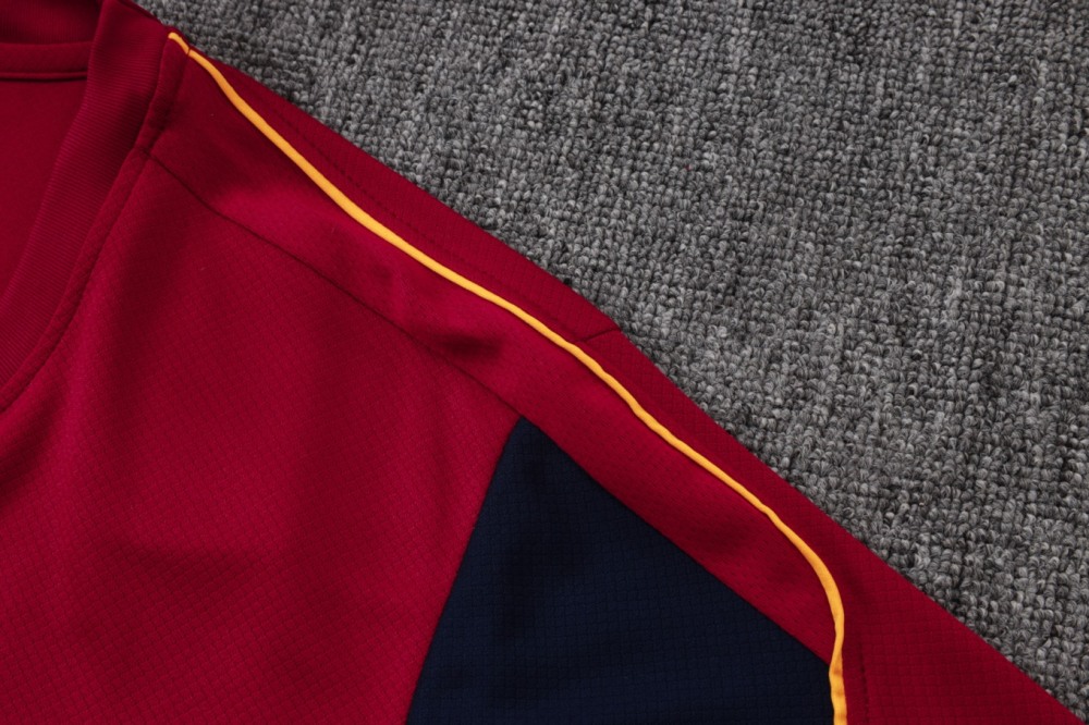 2026 Barcelona Maroon Training Set Shirt and Shorts