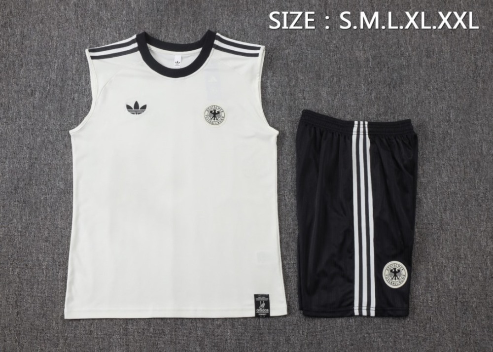 2026 Germany Beige Training Set Shirt and Shorts
