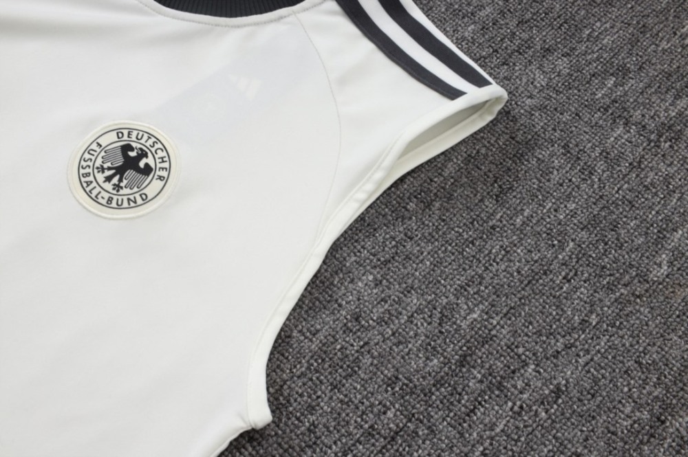 2026 Germany Beige Training Set Shirt and Shorts