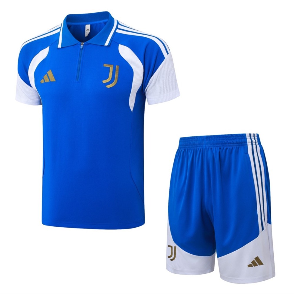 2026 Juventus Colorful orchid blue Training Set Shirt and Shorts
