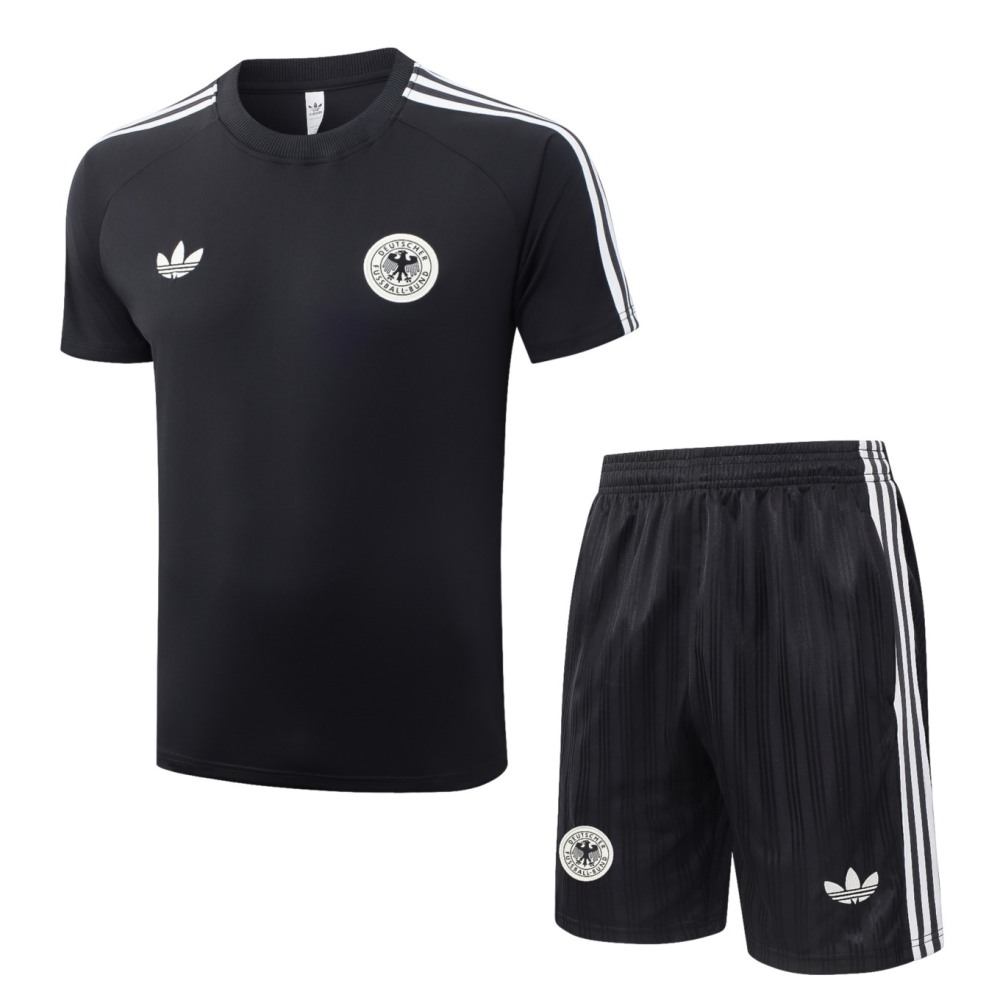 2026 Germany Dark gray Training Set Shirt and Shorts