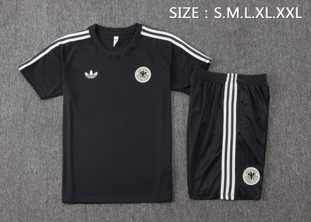 2026 Germany Dark gray Training Set Shirt and Shorts