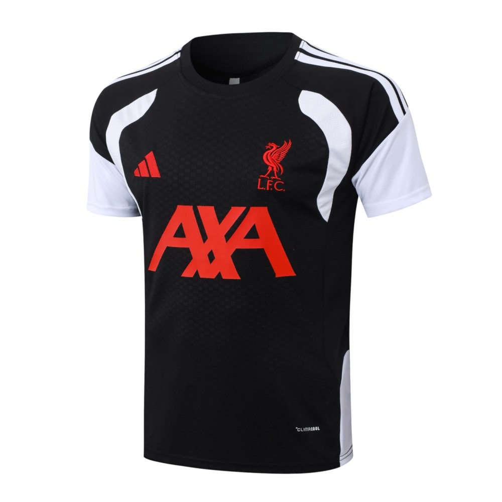 2026 Liverpool Black Training Set Shirt and Shorts
