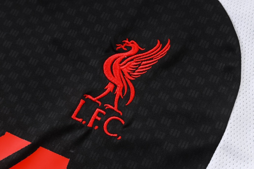 2026 Liverpool Black Training Set Shirt and Shorts