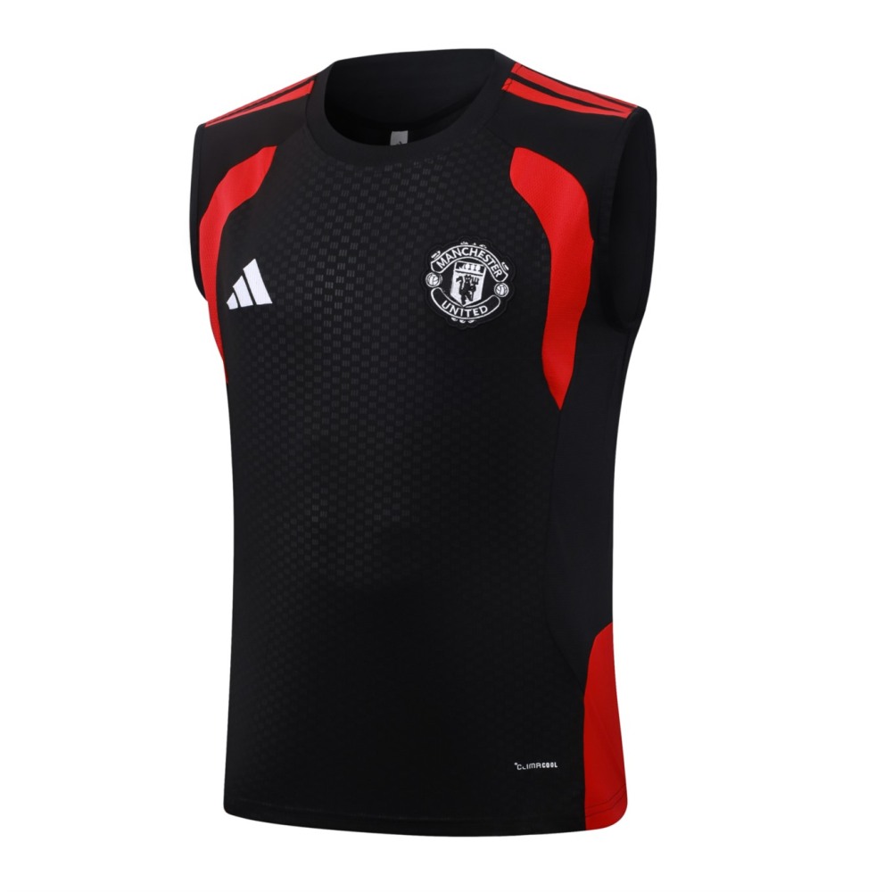 2026 Manchester United Black Training Set Shirt and Shorts