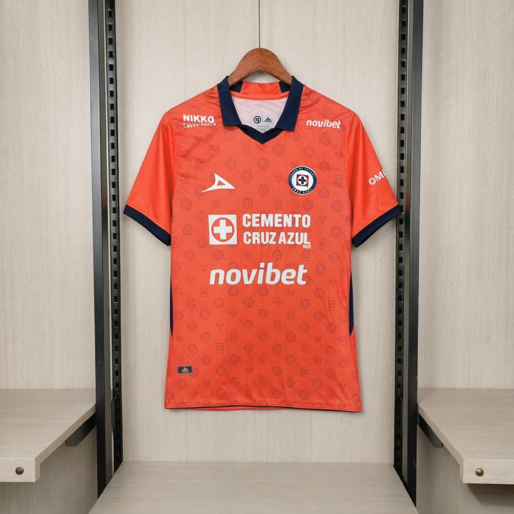 2026/27 Cruz Azul Goalkeeper Orange Jersey Fan Version