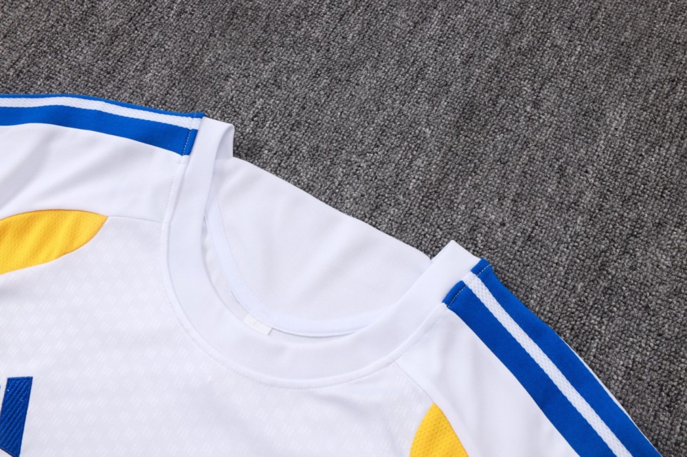 2026 Boca White Training Set Shirt and Shorts