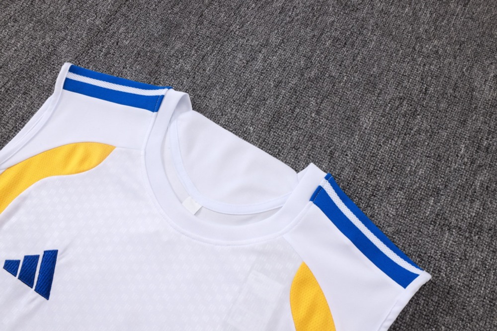 2026 Boca White Training Set Shirt and Shorts