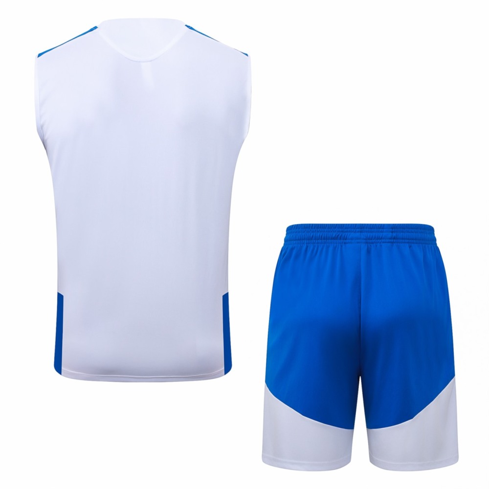 2026 Juventus White Training Set Shirt and Shorts
