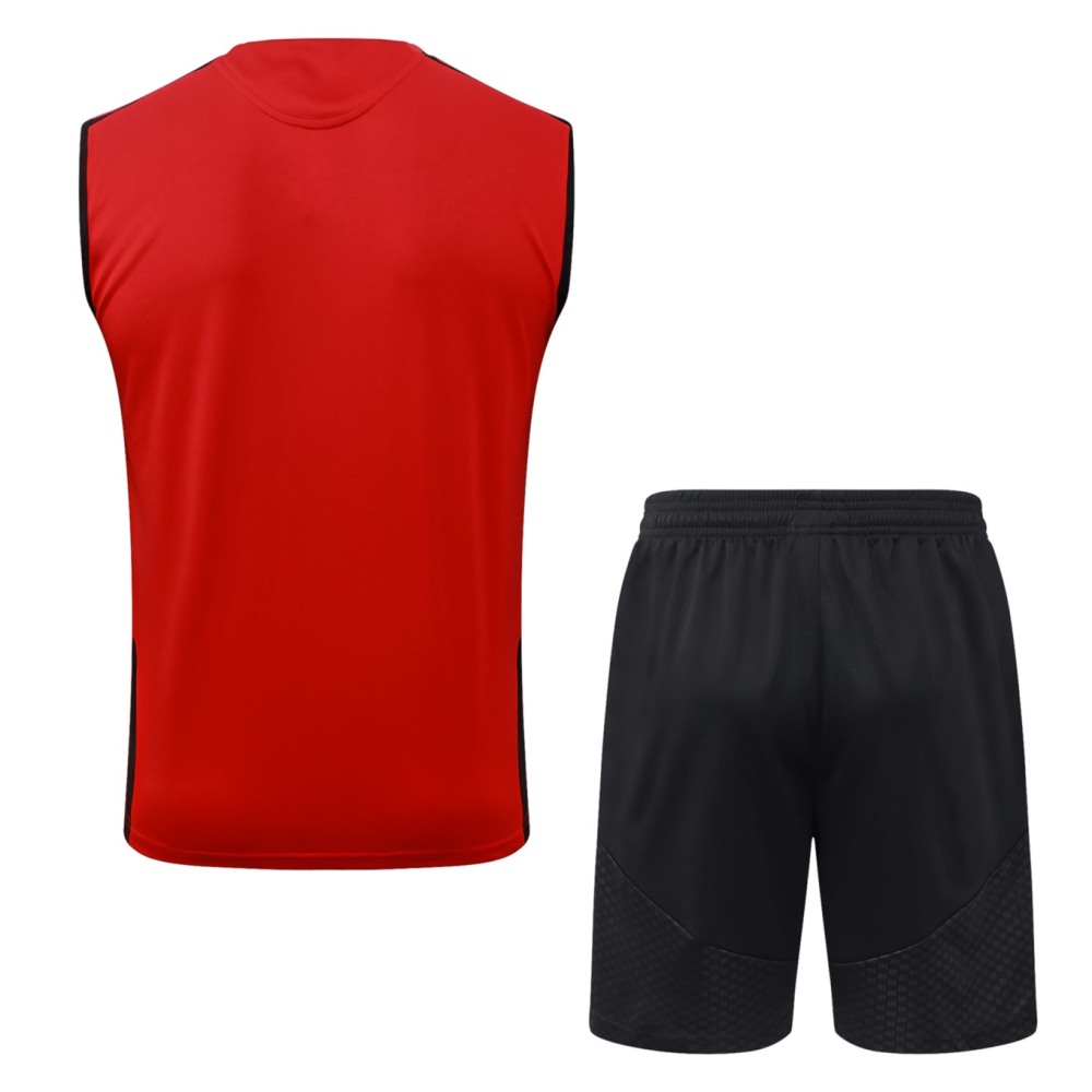 2026 Manchester United Red Training Set Shirt and Shorts