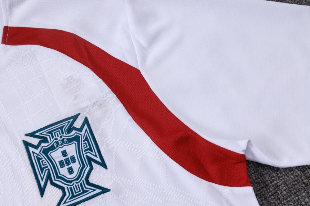 2026 Portugal White Training Set Shirt and Shorts
