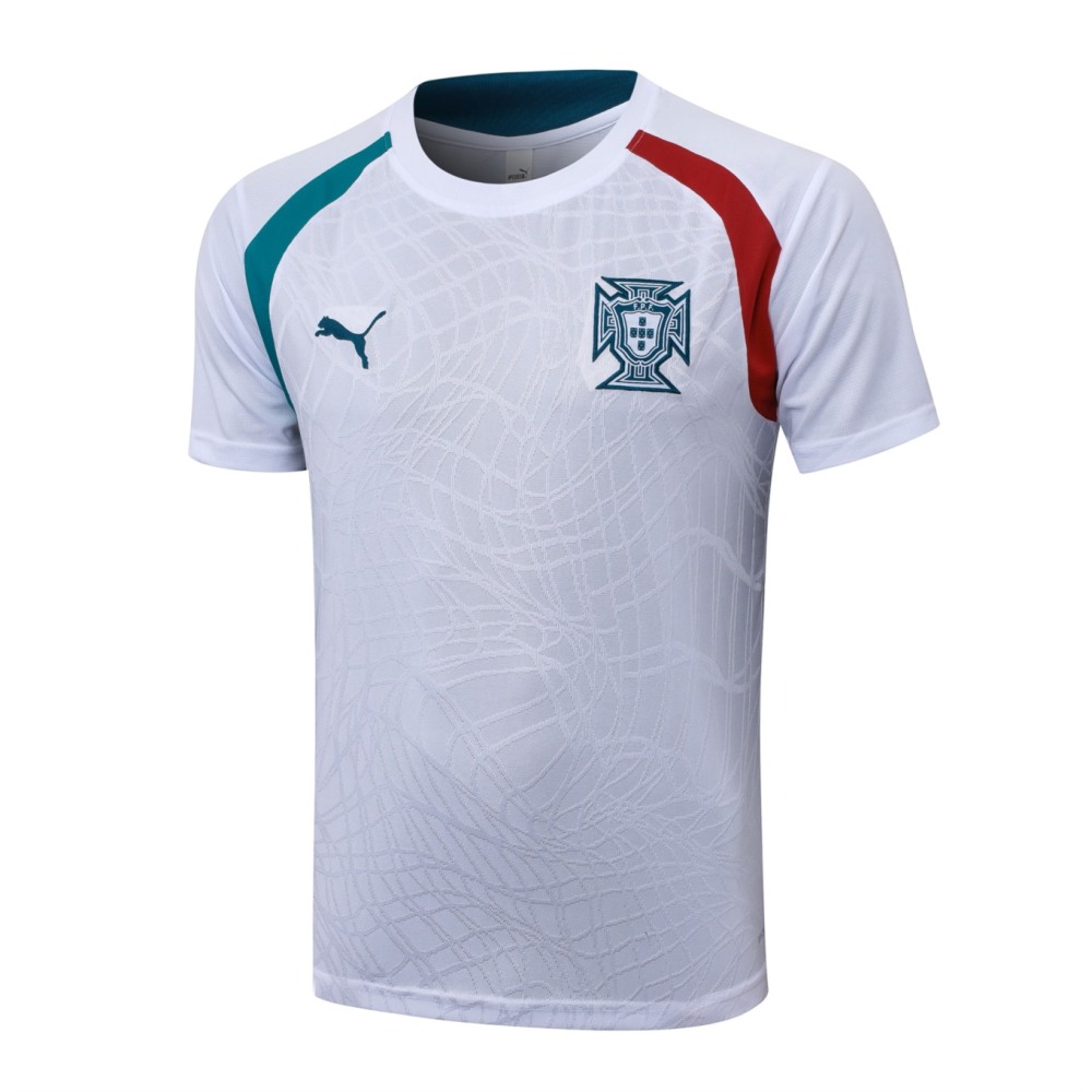 2026 Portugal White Training Set Shirt and Shorts