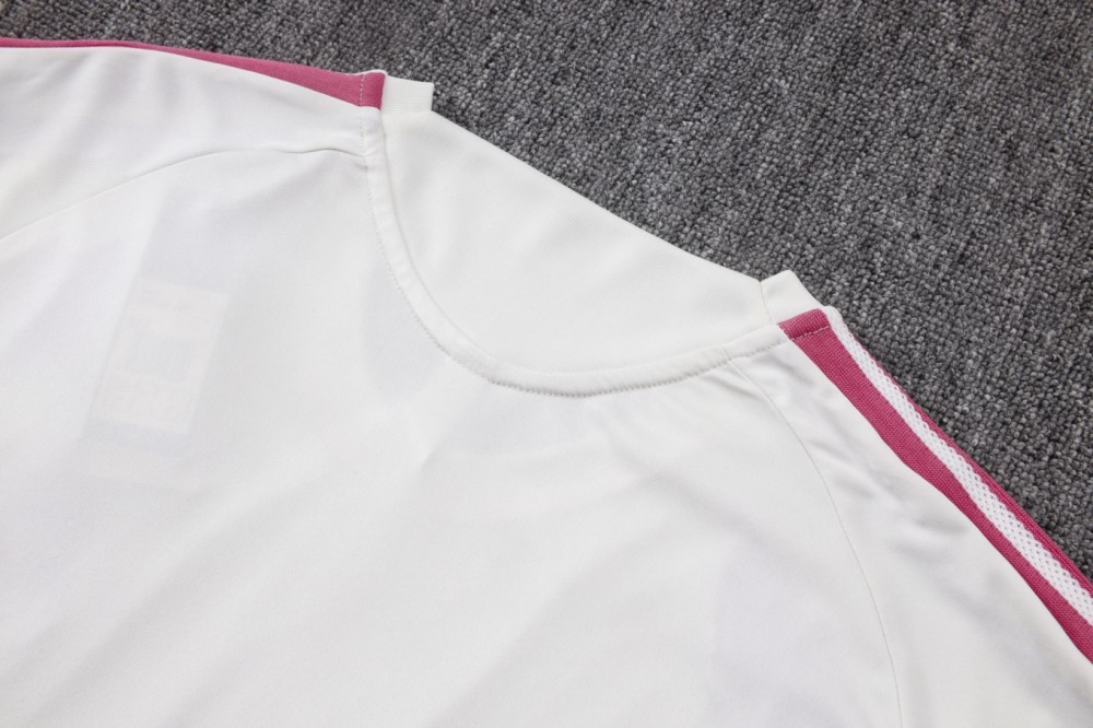 2026 Real Madrid Beige Training Set Shirt and Shorts