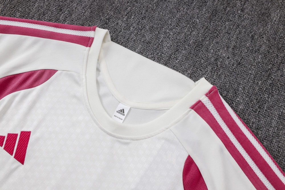 2026 Real Madrid Beige Training Set Shirt and Shorts