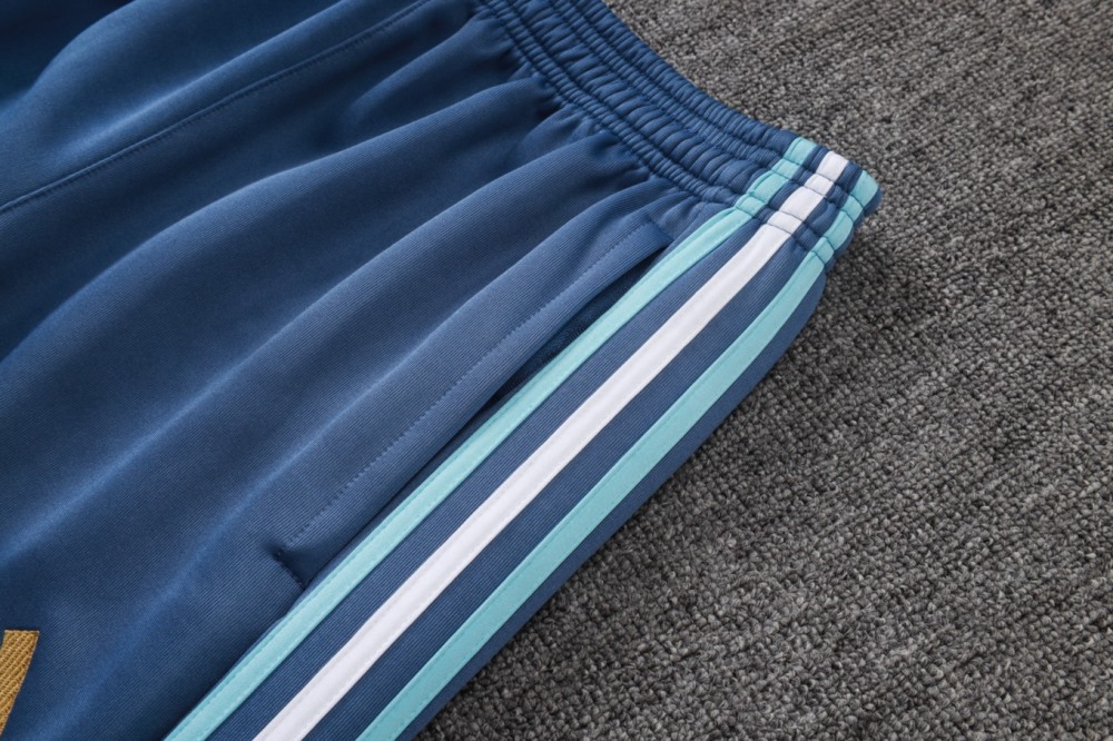 2026/27 Argentina Mid Blue Jacket Training Suit Set