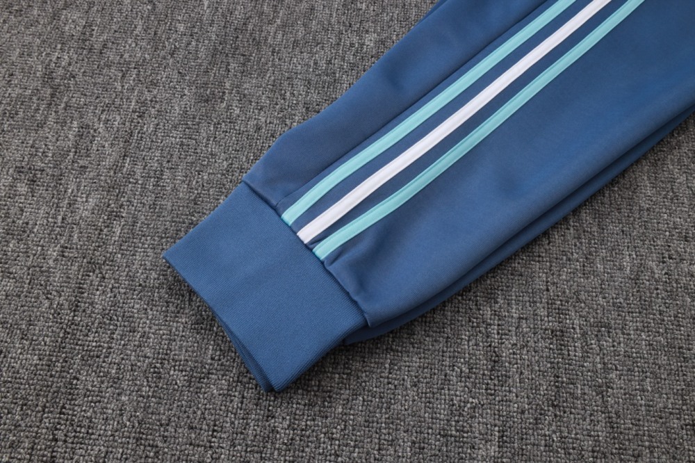 2026-27 Argentina Mid Blue Jacket Training Suit Set
