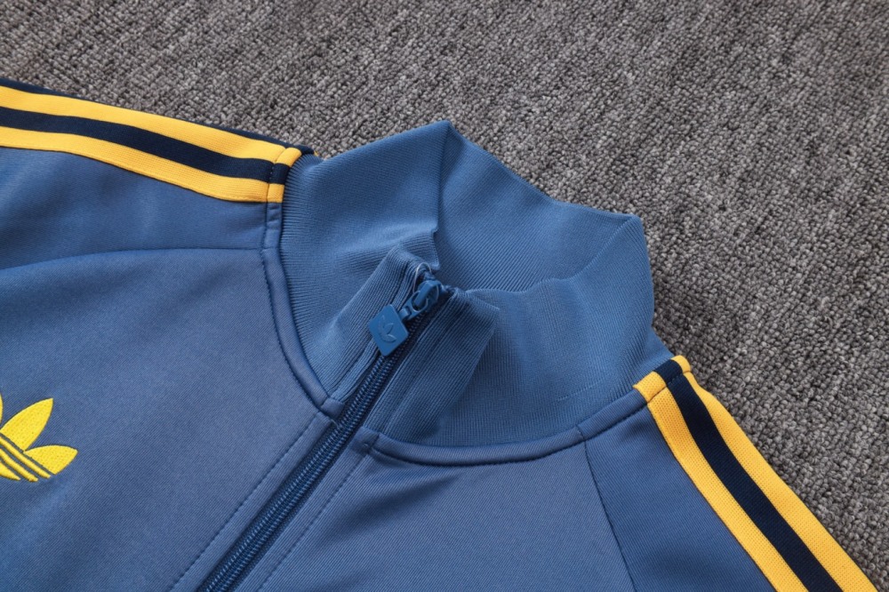 2026/27 Arsenal Mid Blue Jacket Training Suit Set