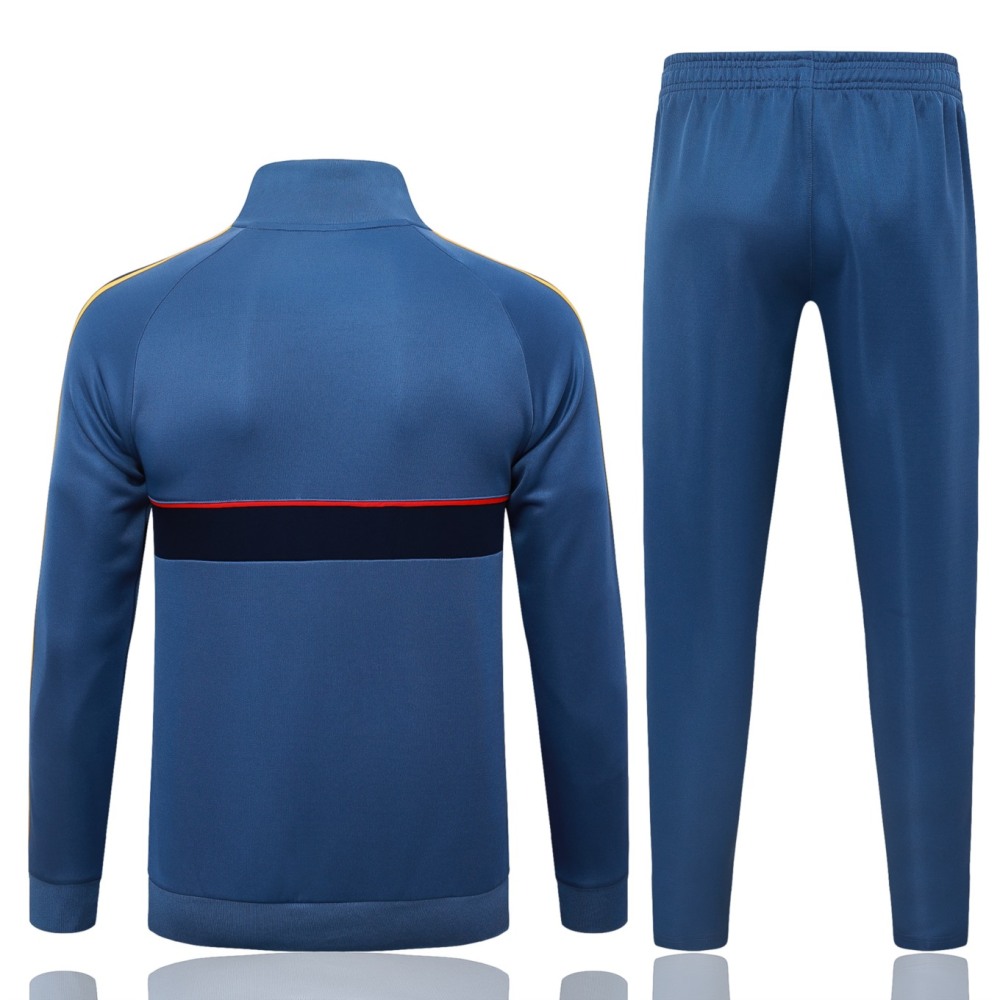 2026/27 Arsenal Mid Blue Jacket Training Suit Set