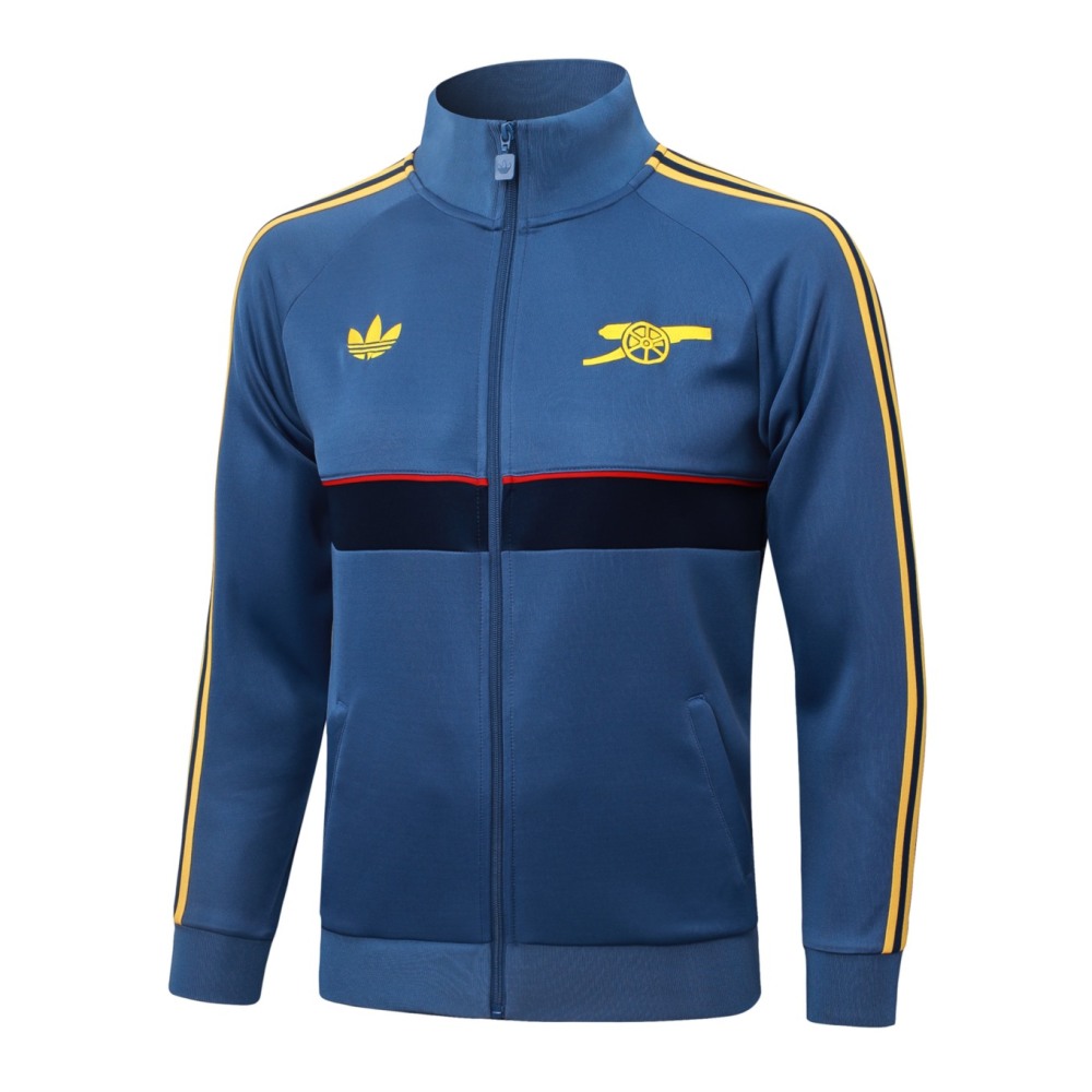 2026/27 Arsenal Mid Blue Jacket Training Suit Set