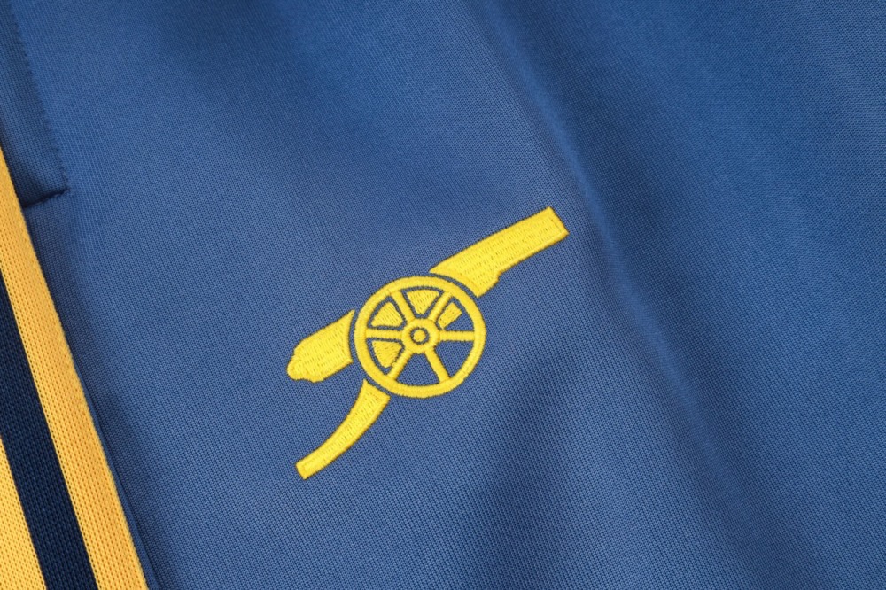 2026/27 Arsenal Mid Blue Jacket Training Suit Set