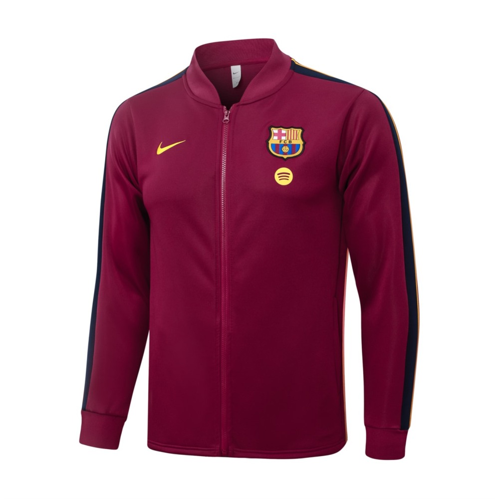 2026/27 Barcelona Maroon Jacket Training Suit Set