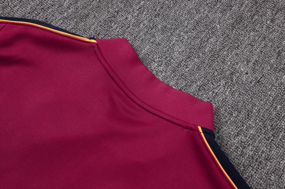 2026/27 Barcelona Maroon Jacket Training Suit Set