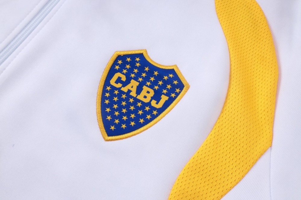 2026/27 Boca White Jacket Training Suit Set