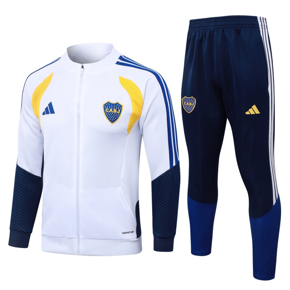 2026/27 Boca White Jacket Training Suit Set