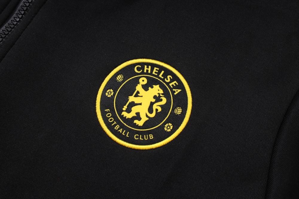 2026/27 Chelsea Black Jacket Training Suit Set