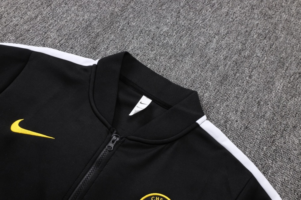 2026/27 Chelsea Black Jacket Training Suit Set