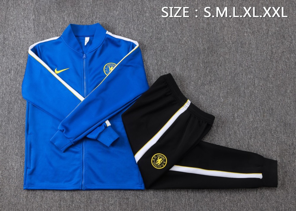 2026/27 Chelsea Colorful Blue Jacket Training Suit Set