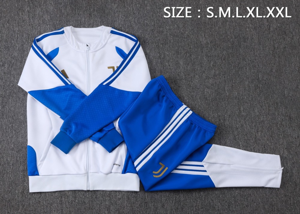 2026/27 Juventus White Jacket Training Suit Set