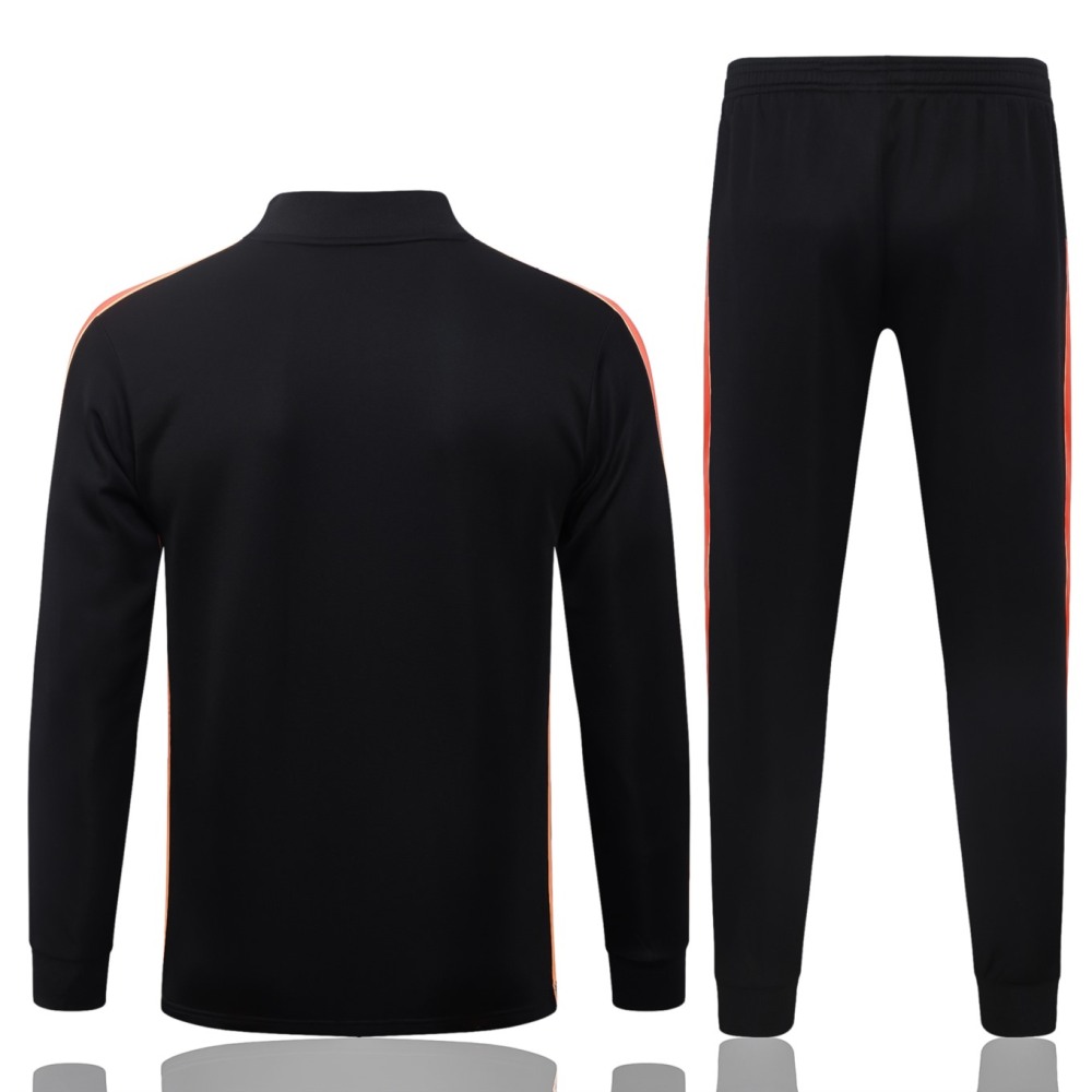 2026/27 Netherlands Black Jacket Training Suit Set
