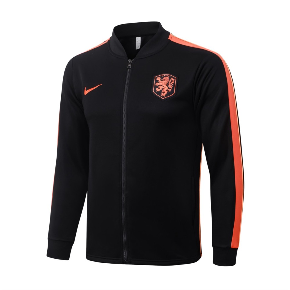 2026/27 Netherlands Black Jacket Training Suit Set
