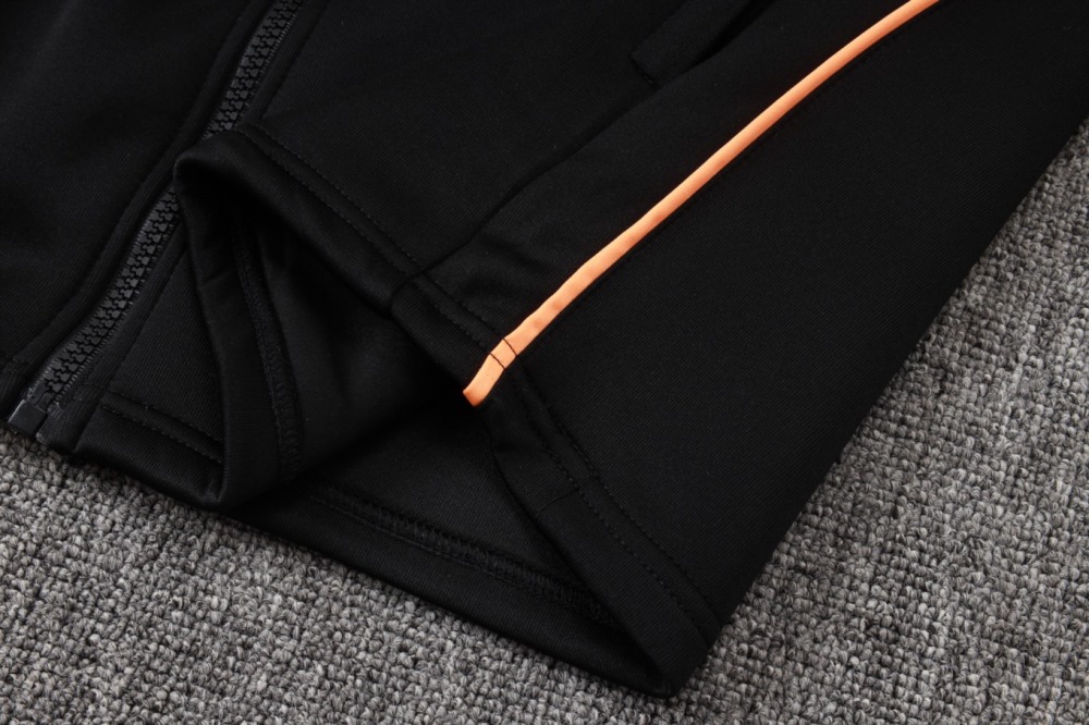 2026/27 Netherlands Black Jacket Training Suit Set