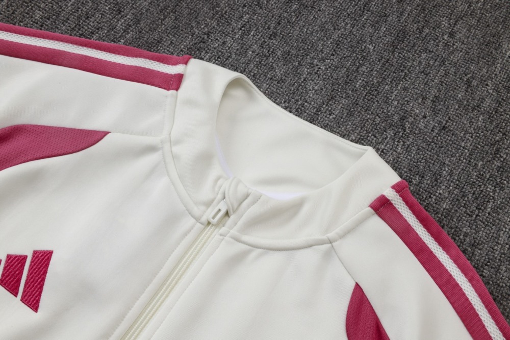 2026/27 Real Madrid Beige Jacket Training Suit Set