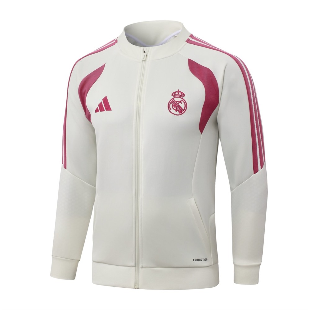 2026/27 Real Madrid Beige Jacket Training Suit Set
