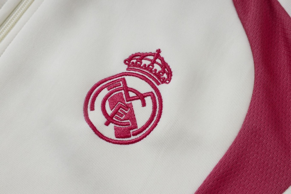 2026/27 Real Madrid Beige Jacket Training Suit Set