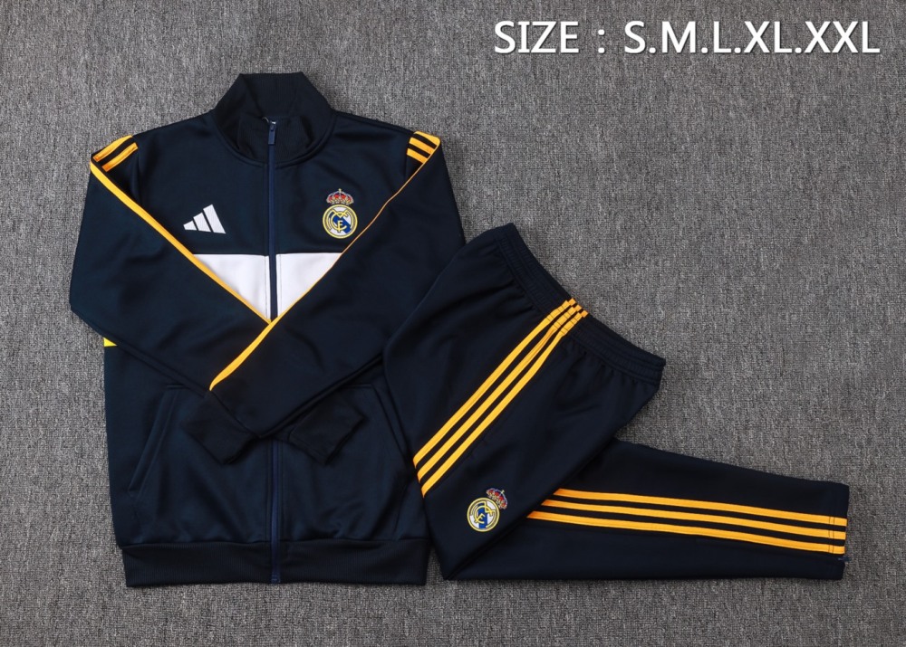 2026/27 Real Madrid Cyan Jacket Training Suit Set