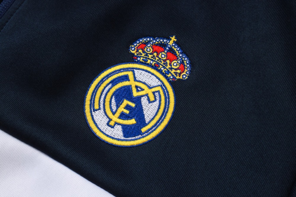 2026/27 Real Madrid Cyan Jacket Training Suit Set