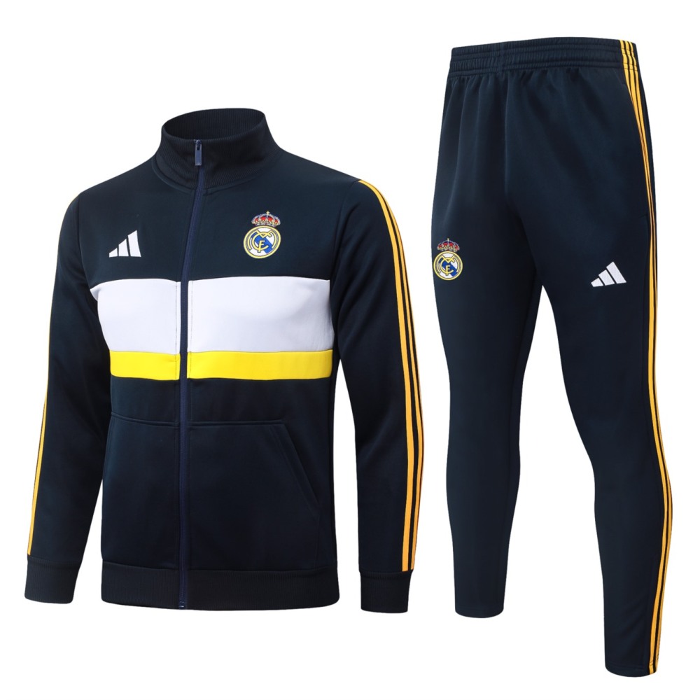 2026/27 Real Madrid Cyan Jacket Training Suit Set