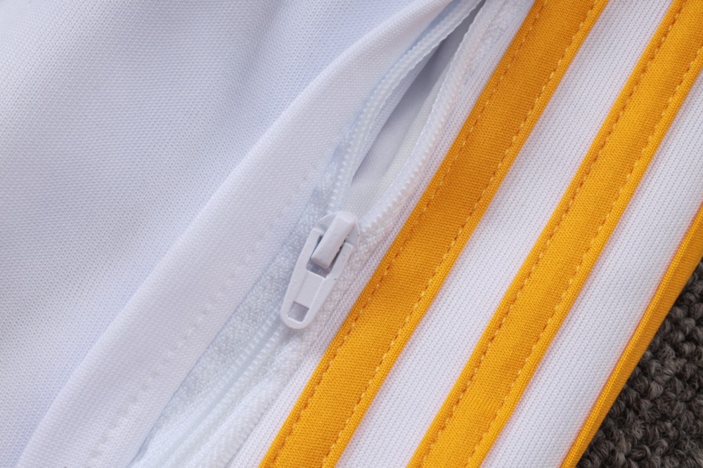 2026/27 Real Madrid White Jacket Training Suit Set