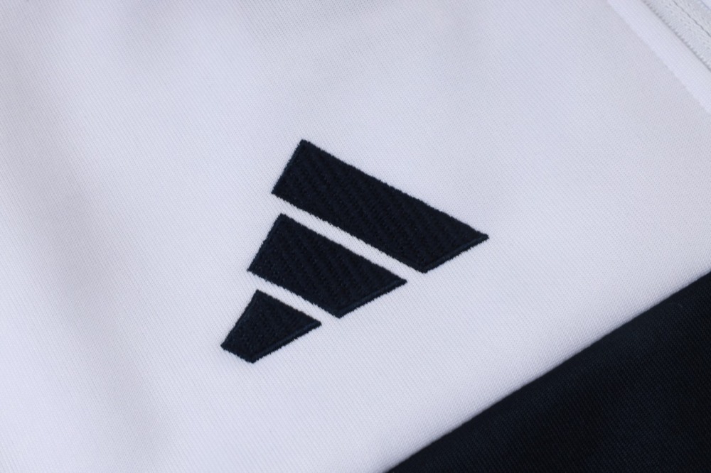 2026/27 Real Madrid White Jacket Training Suit Set