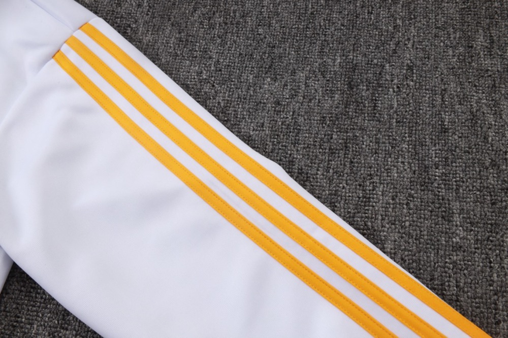 2026/27 Real Madrid White Jacket Training Suit Set